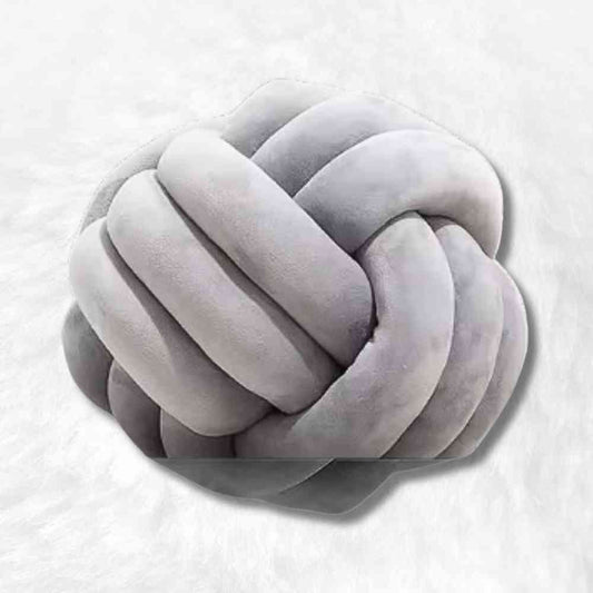 Coussin Noeud​ Gris