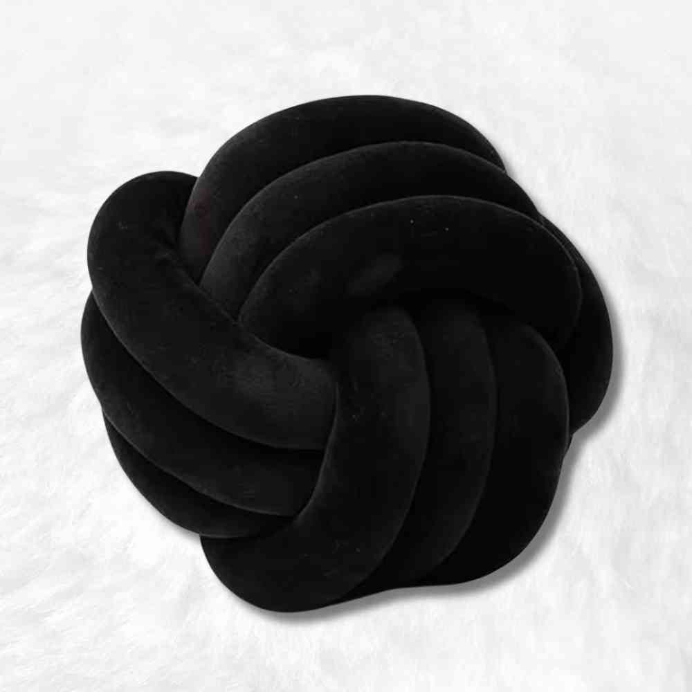 Coussin Noeud​ Noir