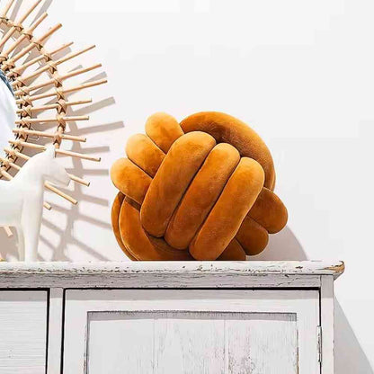 Décoration avec le Coussin Noeud​ Orange