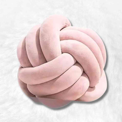 Coussin Noeud​ Rose pastel