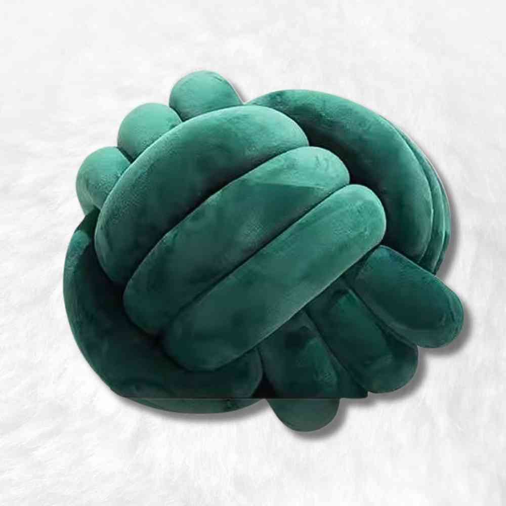 Coussin Noeud​ Vert