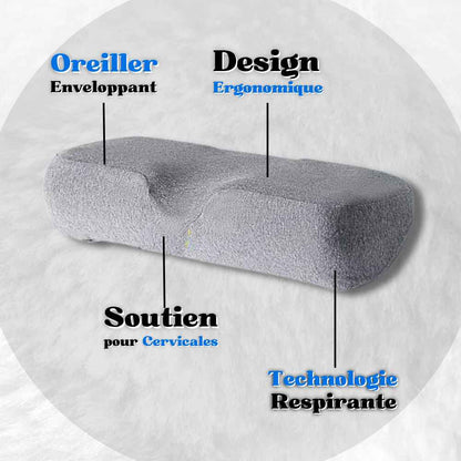 Informations Coussin Orthopédique Cervical​ gris 