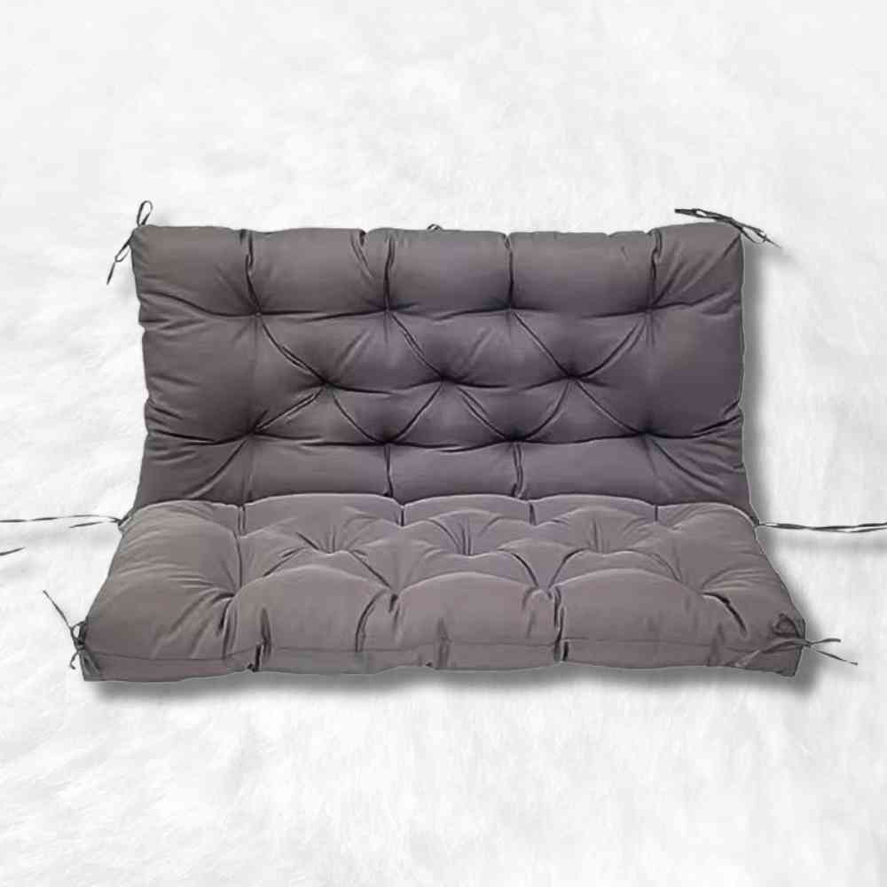 Coussin pour Banquette Extérieure gris foncé