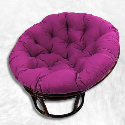 Coussin pour Fauteuil en Rotin rond​ violet