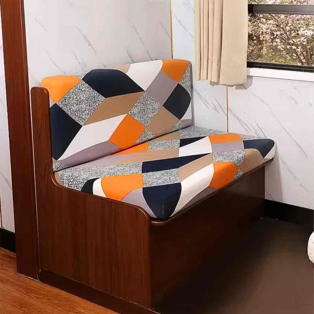 Housse Banquette Camping Car géométrique​ banc