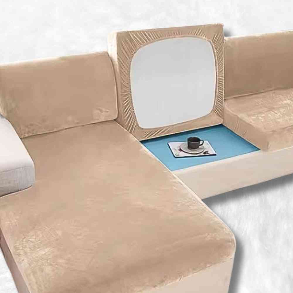 Housse Canapé d'Angle beige
