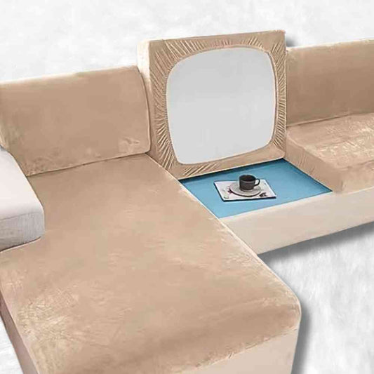 Housse Canapé d'Angle beige