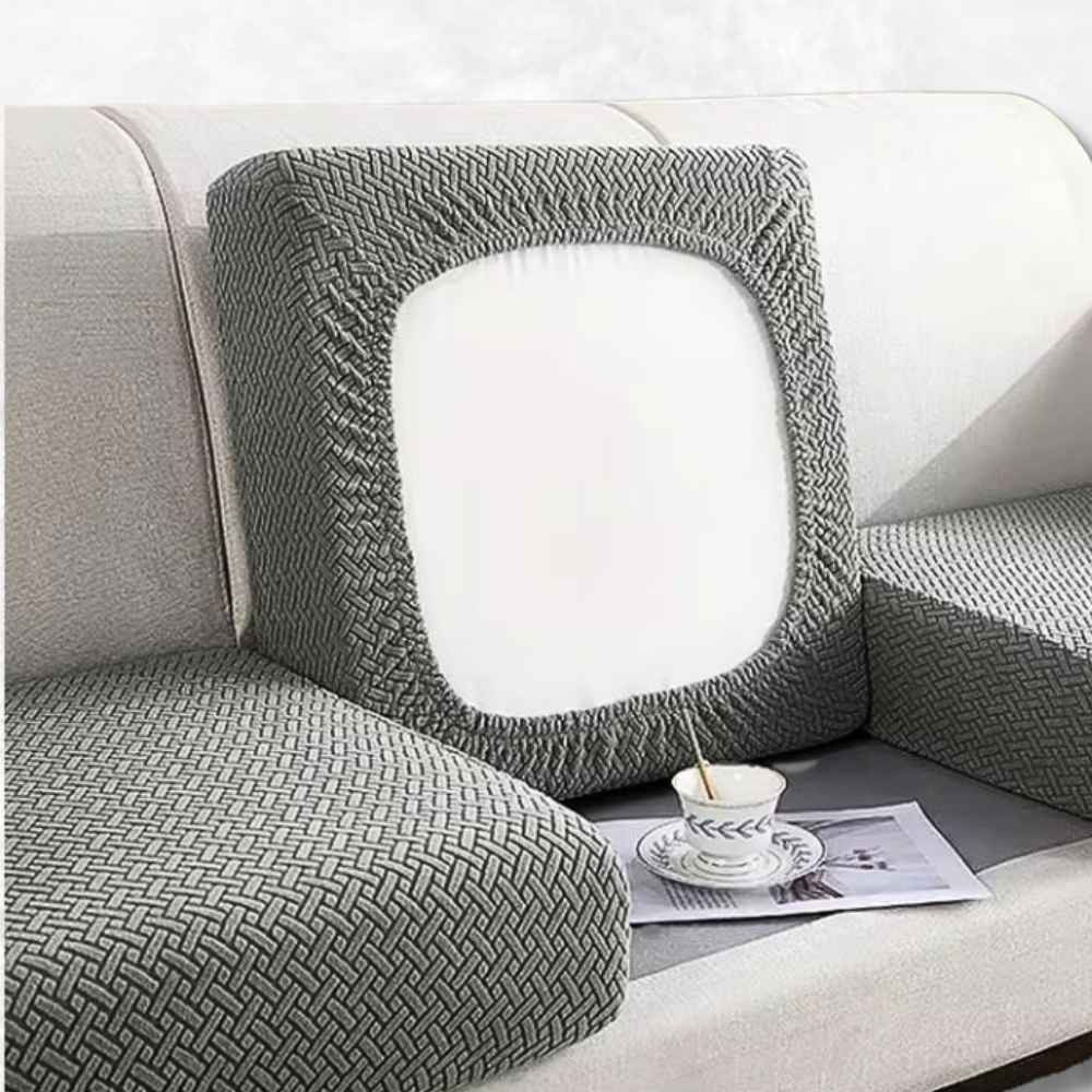 Housse de Canapé Extensible gris clair