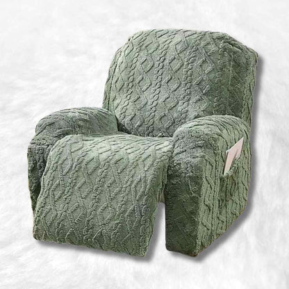 Housse Fauteuil Relax Tricot verte